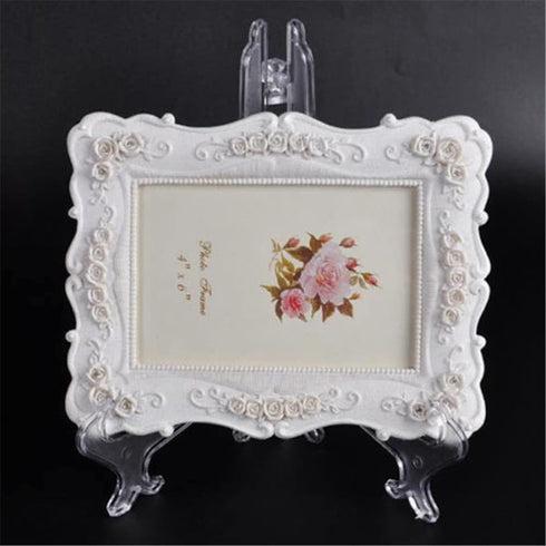 Transparent Plastic Display Stand, Black Plastic Easel Plate Display Photo Holder Stand, Displays Picture Frames Decorative Plates, Tablets and Ar...