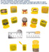 31 Day Monthly Pill Pod Organizer for Easy Medication Management - Stay on Track with Daily Vitamin Supplement Med Boxes, Ready for Travel - Yello...