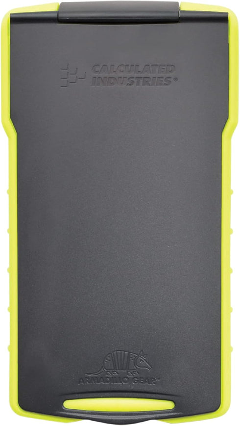 Calculated Industries 5032-5 Armadillo Gear Hard Protective Calculator Case in Lime Green...
