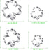Clover Cookie Cutter Set, 4-Piece St. Patrick's Day Shamrock Cookie Cutter Set, Metal Irish Holiday Party Supplies 4'', 3.2'', 1.85'', 1.3'', Stai...