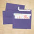 LUXPAPER A7 Invitation Envelopes for 5 x 7 Cards in 80 lb. Wisteria, Printable Envelopes for Invitations, w/ Peel and Press Seal, 50 Pack, Envelop...