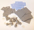 Easycargo 10 Packs TO-220 Heatsink Insulator/Mounting kit (Screw+Washer+Bushing+Insulator), TO-3P TO-247 TO-220 Heat Sink Insulator Mounting Kit f...