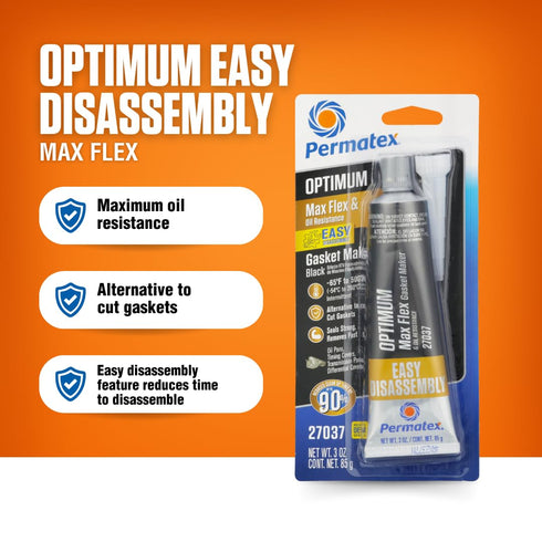 Permatex 27037 Optimum Black Gasket Maker, 3 oz...