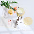 Sweet Elegance® Coasters Set of 6 Hollow PVC Coaster Cup Mats Thanksgiving Table Ornament Decorations for Home Festival (Gold Flowers)...