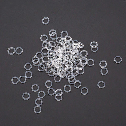 300 O-Rings - Orthodontic Elastic Dental Rubber Bands, Intraoral Elastic Rubber Bands. (Clear, 1/8"-Medium-3.5 oz)...