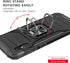 Samsung Galaxy A10e Case, Samsung a10e Case, with Tempered Glass Screen Protector, Hard Rubber Bumper with 360° Rotation Ring Kickstand Cases for ...