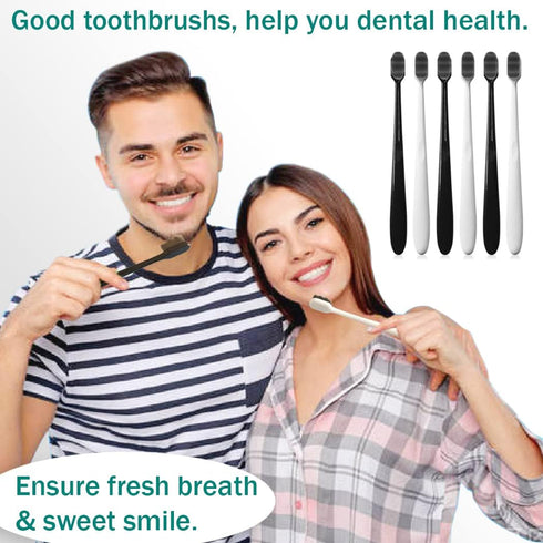 GoldDawn Extra Soft Toothbrush for Sensitive Teeth and Gums? Micro Fur Manual Toothbrush with 20000 Ultra Soft Bristle, Excellent Cleaning Effect?...