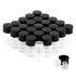 2ml Clear Glass Vials with Screw Caps and Plastic Stoppers, 1/2 Dram Small Liquid Sample Vial, Leak-Proof Vial, 25PCS...