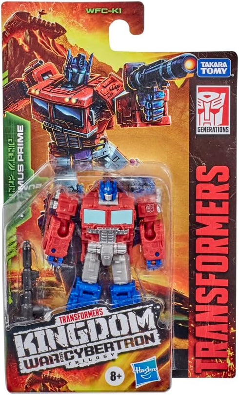 Transformers Toys Generations War for Cybertron: Kingdom Core Class WFC-K1 Optimus Prime Action Figure - Kids Ages 8 and Up, 3.5-inch...