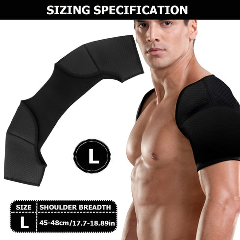 Double Shoulder Brace, Comfortable Double Shoulder -Breathable Sports Protective Gear for Chronic Tendinitis Pain Relief, Shoulder Strap Brace for...
