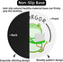 Funny Work Frog Small Mouse Pad, Cute Aesthetic Anime Mousepad with Non-Slip Rubber Base, Round Mouse Pads for Desk Accessories Laptop Gaming Offi...