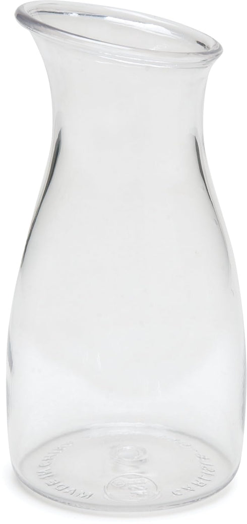Carlisle FoodService Products 7090007 Cascata Carafe Juice Jar Beverage Decanter Only, Plastic, .25 L, Clear, 1 Count (Pack of 1)...