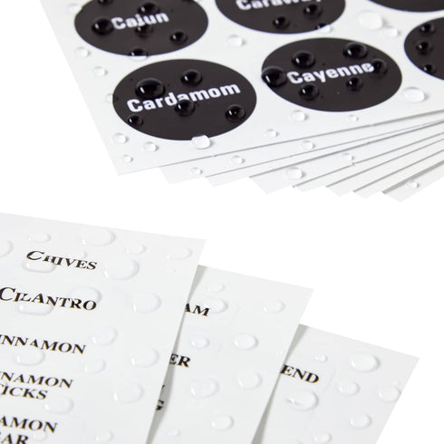 Talented Kitchen 12 Magnetic Spice Jars for Refrigerator with 3 Metal Wall Bases, 269 Preprinted Seasoning Labels, 2 Styles, 1 Cooking Conversion ...