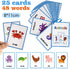 Animals Learning Flashcards, High Frequency Words, Beginning Reading, Kindergarten to 1st Grade, ESL Teaching Materials, Autism Learning Materials...