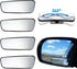 Tallew 4 Pieces Blind Spot Mirror for Car Convex Side Rear View Mirror Blindspot Automotive Rectangular Blindspot Rearview Accessories with Frame ...