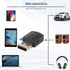 Bluetooth AUX Adapter, 2 in 1 Universal USB Bluetooth 5.0 Wireless Audio Transmitter Receiver Portable Hi-fi Audio Stereo Receiver Adapter for Hom...