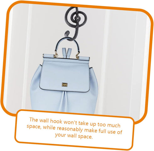 2pcs Coat Hook Music Decor Towel Hooks Wall Mount Guitar Hangers Towels Hanger Musical Note Hanger Hats Rack Wall Hooks Decorative Pant Hooks Purs...