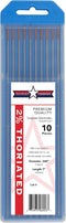 2% Thoriated TIG Welding Tungsten Electrodes .040” x 7” 10-Pack...