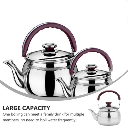 Luxshiny Kettle Teapot with Handle Tea Pots for Stove Top Stove Safe Teapot Stove Top Teapot Whistling Tea Pot Whistling Coffee Cup Gas Boiled Old...