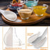 Large Silicone Cooking Spoons, Nonstick Solid Wooden Handle Kitchen Spoons, Heat Resistant Silicone Rubber Spoonula for Cooking, Serving, Basting,...