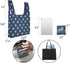 6 Pack Reusable Shopping Grocery Bags with Pouch Foldable, Washable , 35LB Weight Capacity, Heavy Duty Tote, Eco-Friendly Purse Bag Fits in Pocket...