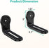 WALI Sound Bar Mounts Under TV, Universal Soundbar Wall Mount Shelf with Anti-Skid Pad, Drywall Studless Soundbar Mount Easy to Install for All Ty...