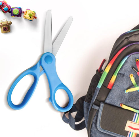 Kids Scissors,Student Scissors for School Kids,Soft Comfort-Grip Handles Kids Safety Scissors For Classroom Child Toddler Craft Scissors 5.5 inch ...