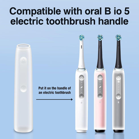 Z-VAPRESS Silicone Case for iO Series Electric Toothbrush, Full Body Protection, Eco-Friendly Dustproof Cover, Scratch-Free - Protect Your iO Seri...