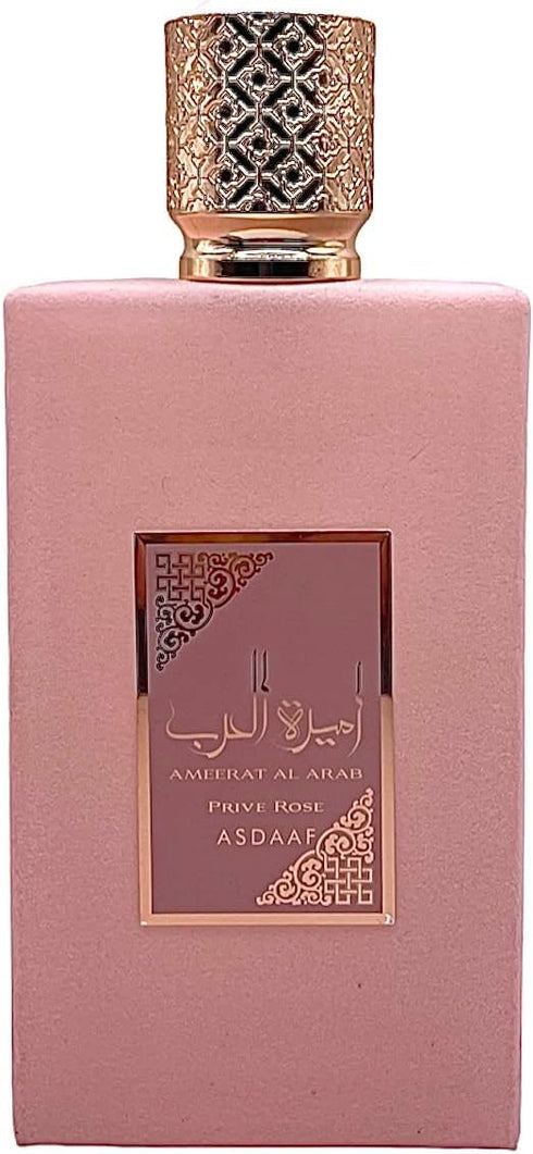 Lattafa Asdaaf Ameerat Al Arab Prive Rose Eau de Parfum Spray for Women, 3.4 Ounce...