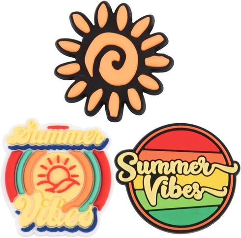 Smile Face Shoe Charms Kids Boys Girls Colorful Flower Shoes Accessories for Birthday Gifts...