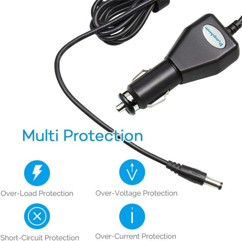 PumpMom 12 Volt Car Adapter for Motif Luna Breast Pumps, Replacement Vehicle Lighter Power Adapter Charger for Motif Luna(8 Ft Long Cord)...