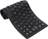 Pissente Foldable Silicone Keyboard, Fully Sealed Design Lightweight 85 Keys Portable Silent Soft Comfortable USB Wired Silicone Keyboard for Lapt...