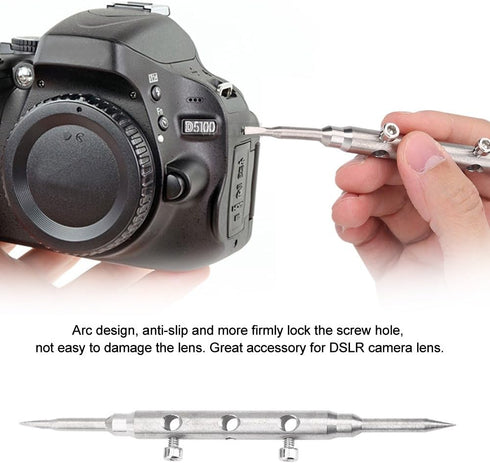 Professional Camera Lens Spanner Wrench,Lens Repair Tool,Camera Lens Opening Repairing Tool,Repair Maintanance Tools, for DSLR Camera Lens...
