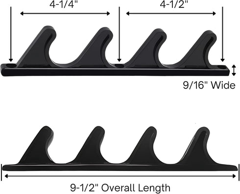 4 Position Adjustable Chaise Lounge Bracket Replacement Part for Outdoor Reclining Pool Furniture Back Adjustment - Black...