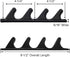 4 Position Adjustable Chaise Lounge Bracket Replacement Part for Outdoor Reclining Pool Furniture Back Adjustment - Black...