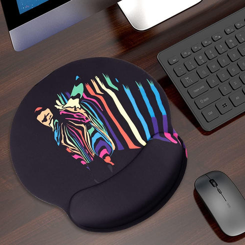Mouse Pad with Wrist Support,Ergonomic Mouse Pad Durable & Comfortable Large Non-Slip Zebra Pattern Wrist Rest for Gaming,Computer,Laptop,Home Off...