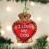 Old World Christmas Ornaments: Pet Lovers Glass Blown Ornaments for Christmas Tree, My Dog, 3x3 (30052)...