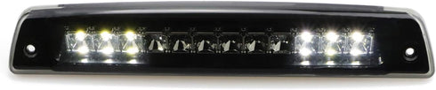 Tresound for 1994-2001 Dodge Ram 1500 2500 3500 LED Third 3rd Brake High Mount Stop Light Cargo Lamp (Chrome Housing + Smoke Lens)...