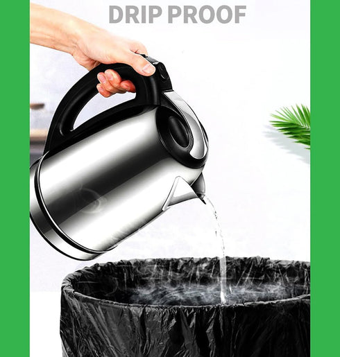 75 Count Drawstring Trash Bags, jixik 6 Gallon Thickened Garbage Bags 19.7" x 23.7" Unscented Trash Bags for Kitchen, Bathroom, Office Waste Bin L...
