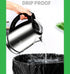 75 Count Drawstring Trash Bags, jixik 6 Gallon Thickened Garbage Bags 19.7" x 23.7" Unscented Trash Bags for Kitchen, Bathroom, Office Waste Bin L...
