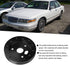 KIMISS Steering Wheel Pad, Universal Steering Wheel to Grant 3 Hole 0.5in Hub Spacer Pad for 6 Hole Adapter(Black)...