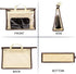 CINPIUK Clear Handbag Storage Bags Purse Organizer for Closet, Zipper Hanging Storage Bag for Handbags, XL...
