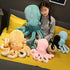 Stuffed Octopus Plush Toy Octopus Plush Doll Cute Big Eyes Octopus Stuffed Animals Soft Stuffed Marine Animals Plush Pillow for Kids Gift Small11....