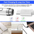 Active Stylus Pens for Touch Screens,1.5mm Fine Point Rechargeable Active Pencil Digital Pencil Capacitive Pen Compatible with iPhone Pad and Othe...
