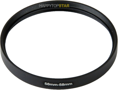Metal 58-58 mm 58mm 58 mm Female to Female Coupling Ring Adapter for Lens Filter...