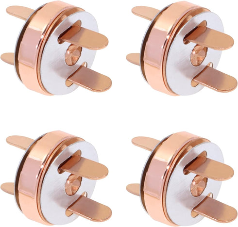Mini Skater 14mm Small Rose Gold Magnetic Button Clasps Snaps Closures Fastener for Sewing Projects DIY Small Craft Clothing Totes Handbag Leather...