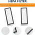 Replacement Parts for Dreame L20 Ultra / L30 Ultra Robot Vacuum Cleaner, 1 Main Brush, 4 Dust Bags, 4 Mop Pads, 2 HEPA Filters, 4 Side Brushes...