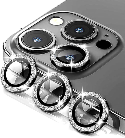 Camera Lens Protector for iPhone 14 PRO/iPhone 14 Promax Bling Diamond Camera Cover Tempered Glass Screen Protector Rear Camera Decorations Access...