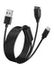 Bicmice Multi Charger Cable Fit for Garmin Instinct Vivoactive Forerunner Venu Vivosmart Fenix GPS Smartwatch 2 in 1 USB Charging Cable with USB-C...