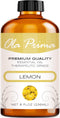 Ola Prima Oils 8oz - Lemon Essential Oil - 8 Fluid Ounces - Lemon Oil - Aromatherapy Oils - Essential Oils for Candle Making - Essential Oils for ...